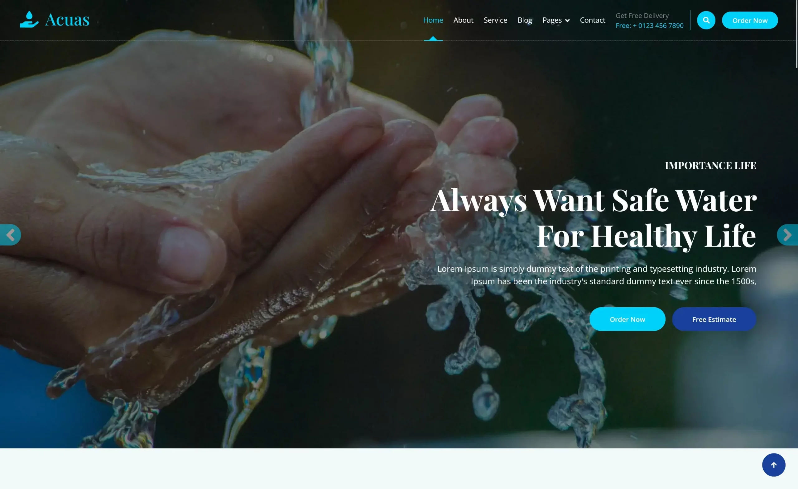 Acuas - Free Bootstrap 5 Business & Corporate Website Template