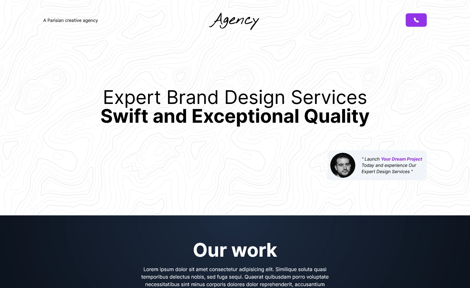 Agency - Free One-Page Tailwind CSS Landing Page Template