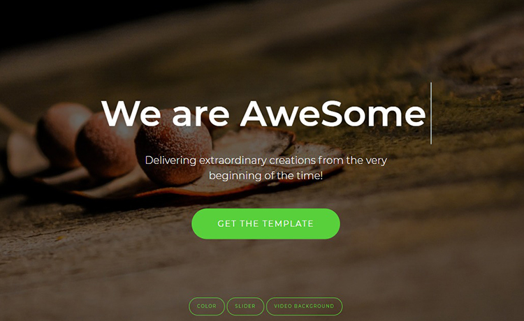 AweSplash - Multiple Free HTML5 Splash Screen Pages