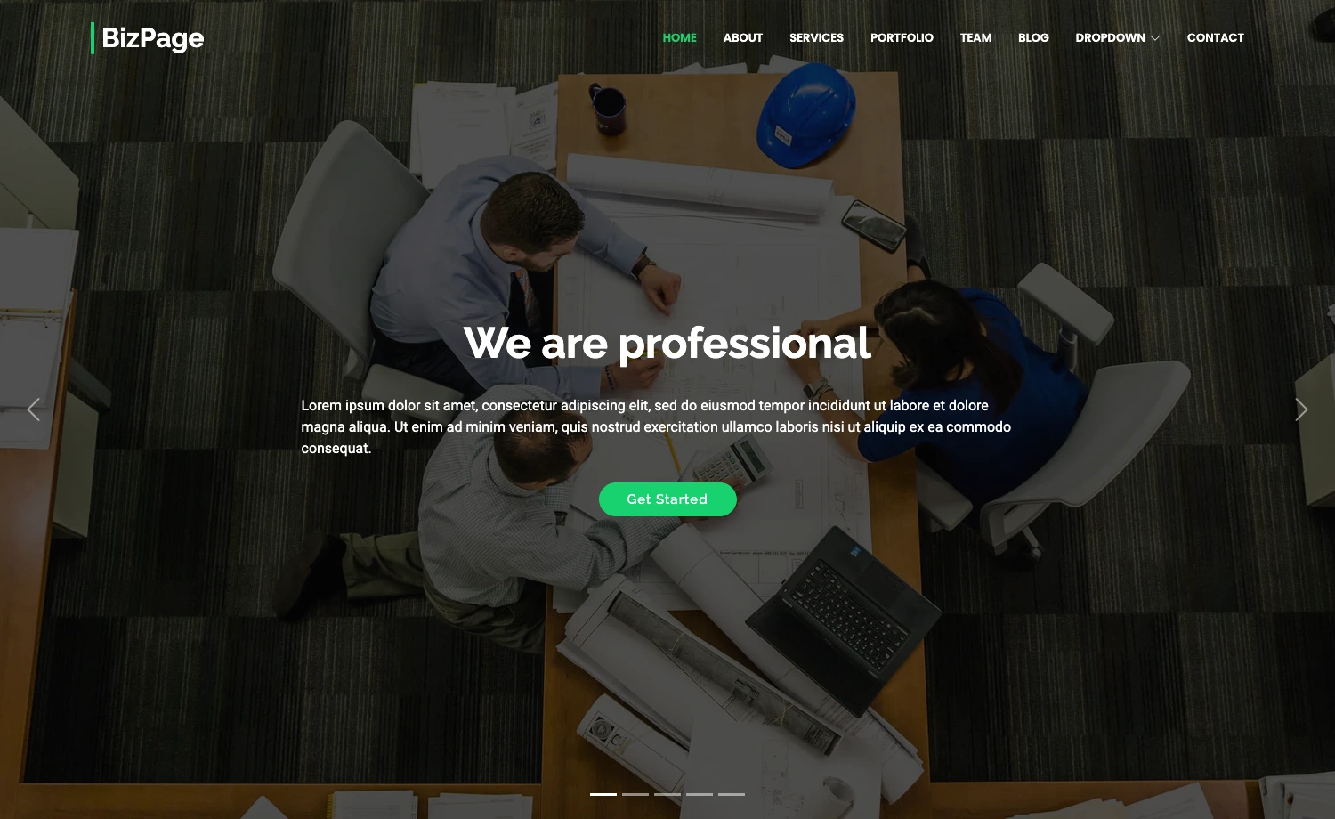 BizPage - Responsive, Free and Seamless Bootstrap 5 Business Template