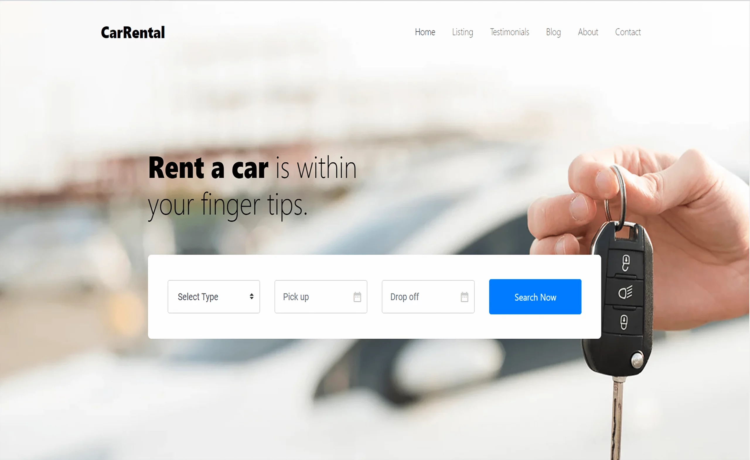CarRentals - Free Responsive Bootstrap 4 HTML5 Rent A Car Website Template