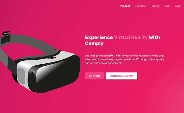 Comply - Free HTML5 Product Landing Template Powered by Bootstrap 4