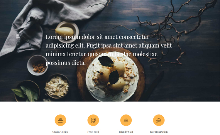 Diner - Creative and Mobile-ready Free HTML5 Restaurant Template