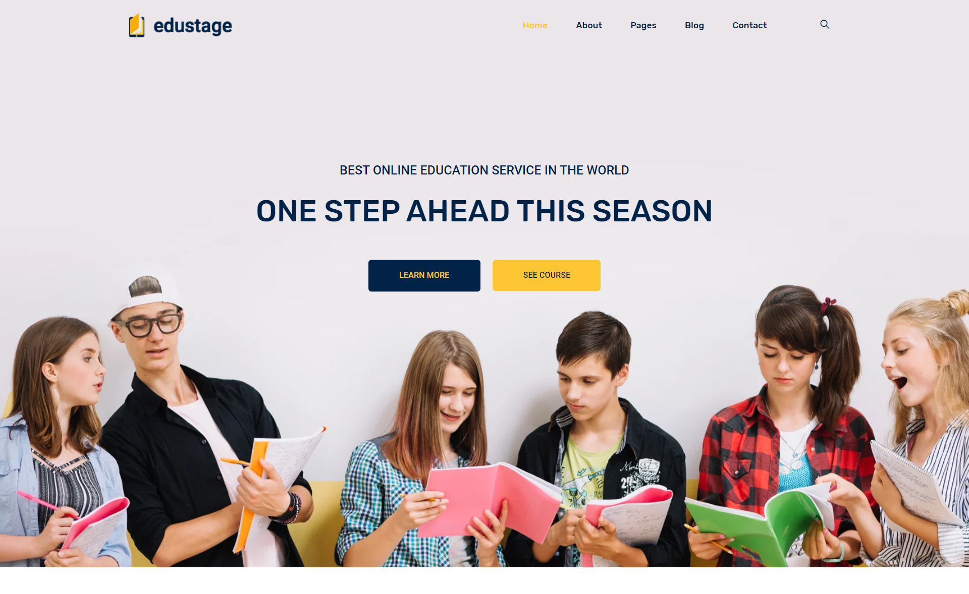 Edustage - Free Responsive Bootstrap 4 HTML 5 Educational Website Template
