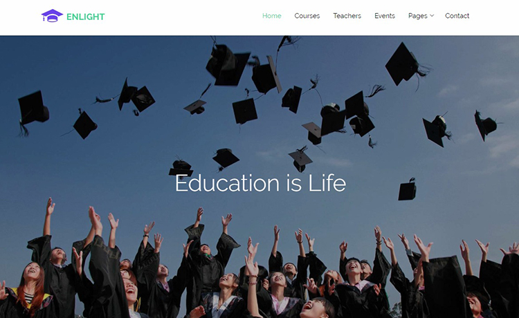Enlight - A Responsive Education Website Template