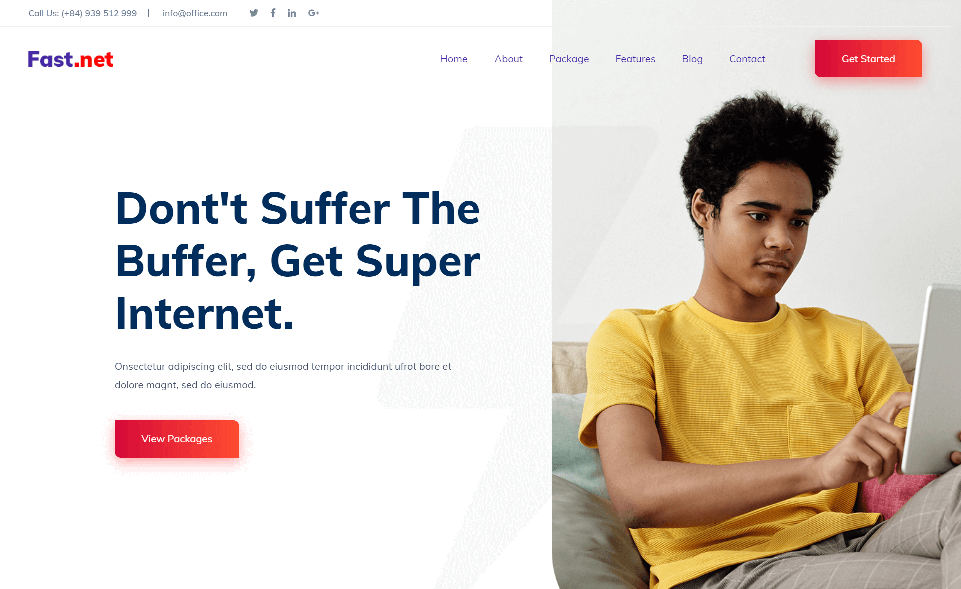 Fastnet - Free Bootstrap 4 HTML5 Creative Business Website Template