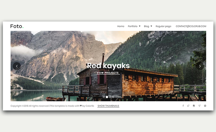 Foto - Free Responsive Photography Template