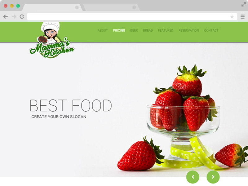 Mammas Kitchen - A Free Responsive HTML5 Bootstrap Restaurant Template
