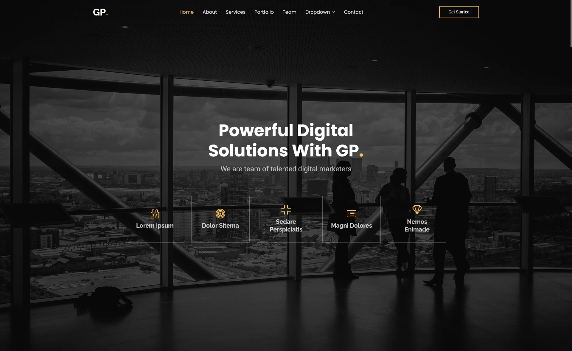 GP - Free Responsive Bootstrap 5 Business & Corporate Template