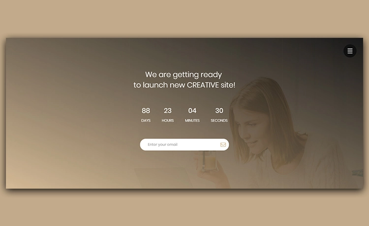 Get Ready - Free Coming Soon Responsive HTML5 Template