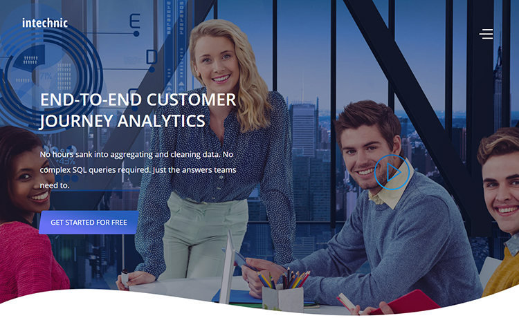 Intechnic - Eye-catchy and Fully Responsive Free SAAS Business Website Template