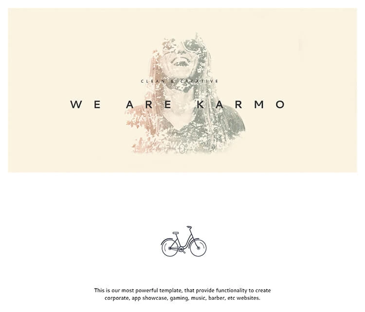 Karmo - Creative responsive html5 website template free download