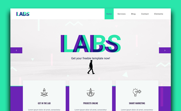 Labs - Free HTML5 Bootstrap Digital Agency Website Template