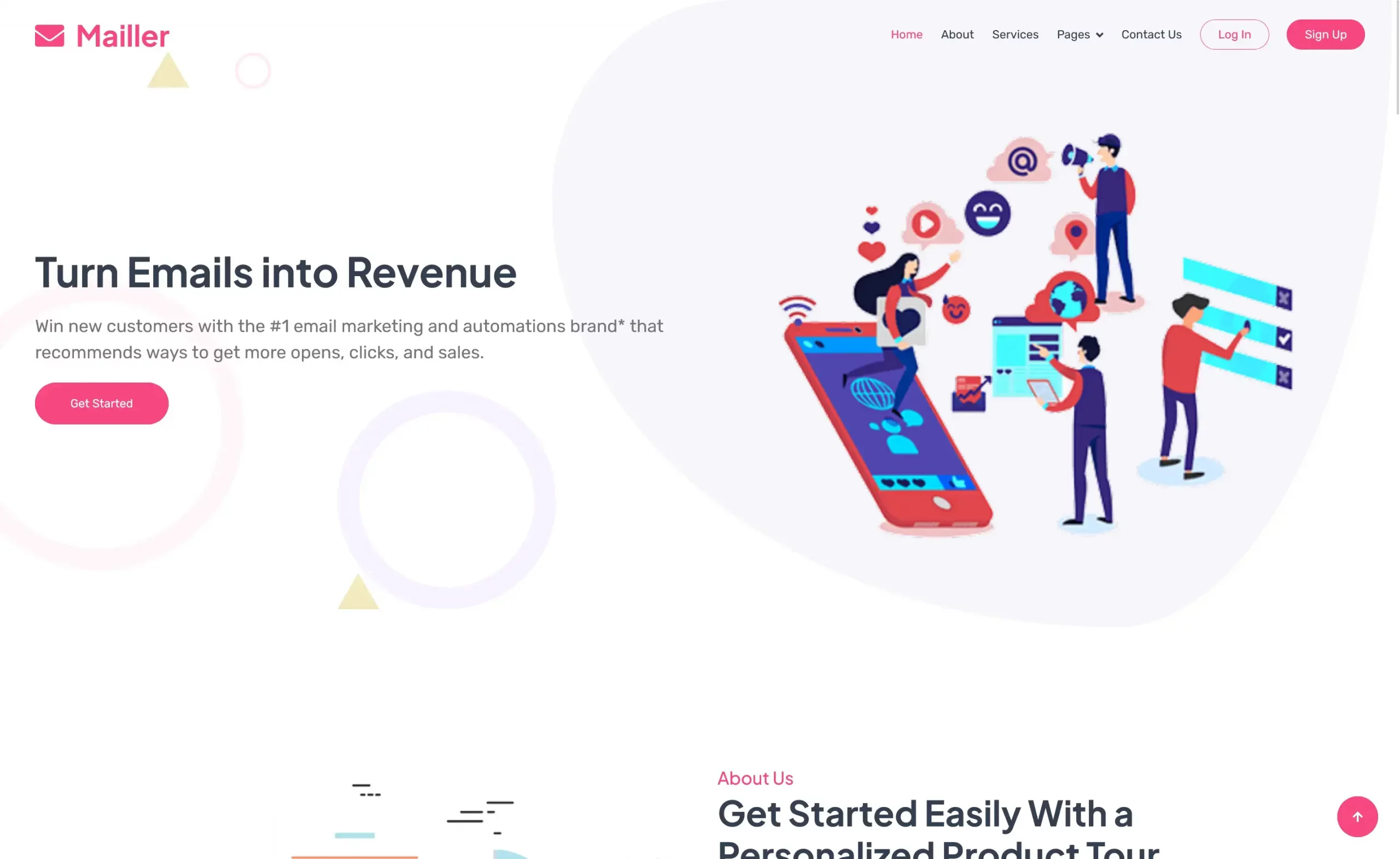 Mailler - Free Bootstrap 5 Business & Corporate Website Template