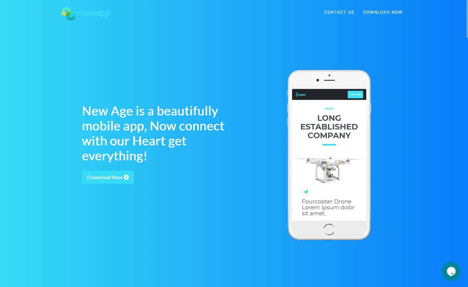 Mobiapp - Free HTML5 Bootstrap App Landing Squeeze Page