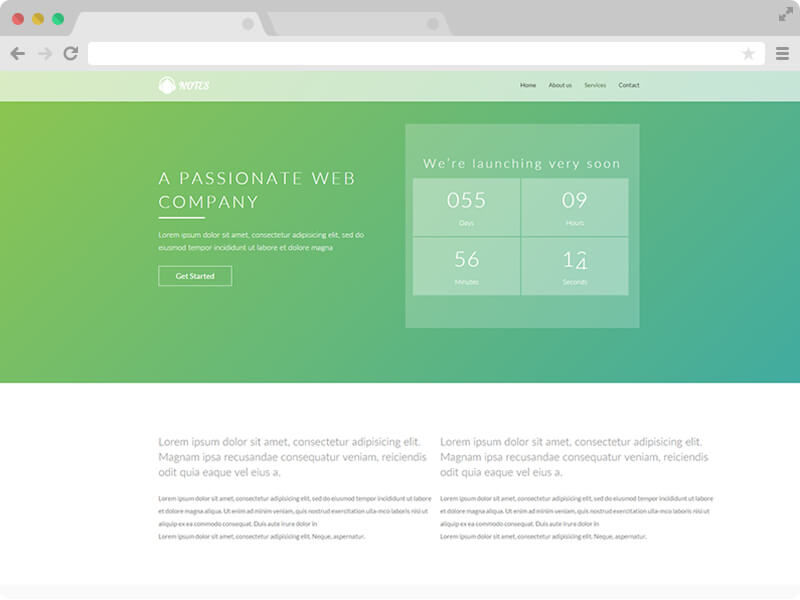 Notes - Free Responsive Product Launching Landing Page