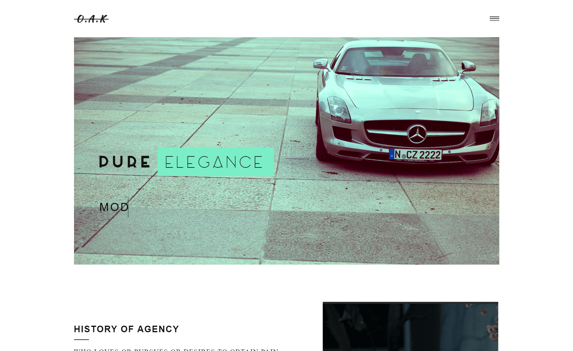 Oak - Creative and Elegant Free HTML5 Portfolio Template