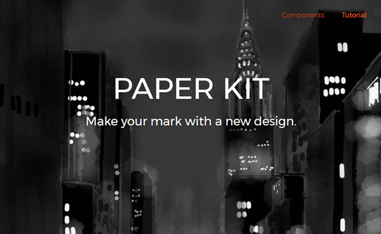 Paper Kit - The Free Bootstrap UI Kit for Applications and Websites