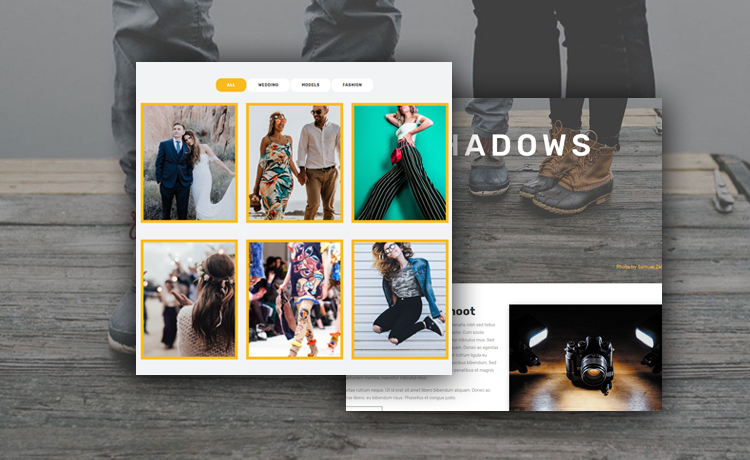 PhotoShoot - Creative and Highly Flexible Free Photography Website Template