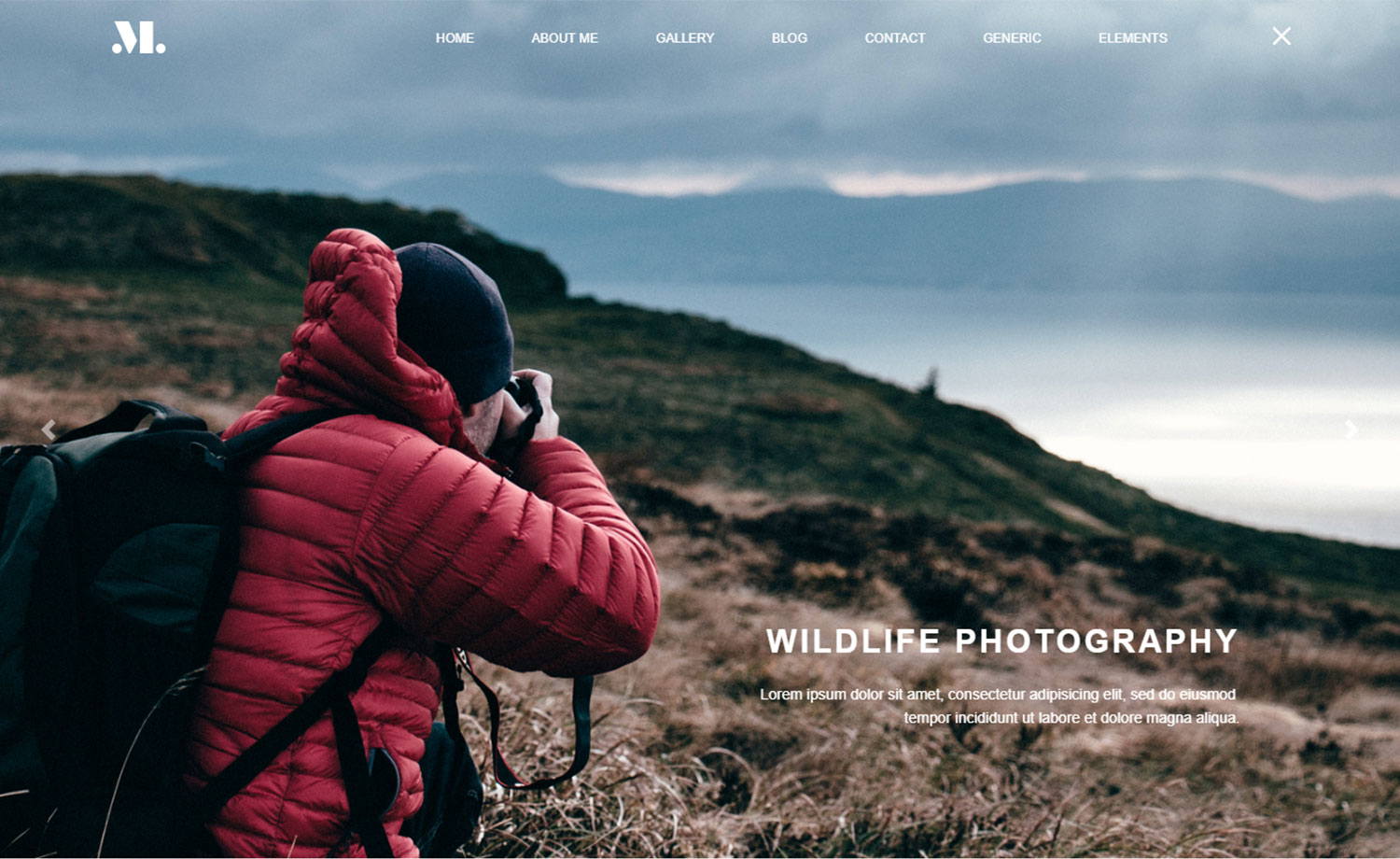 Photography - Free HTML5 Template For Photographers