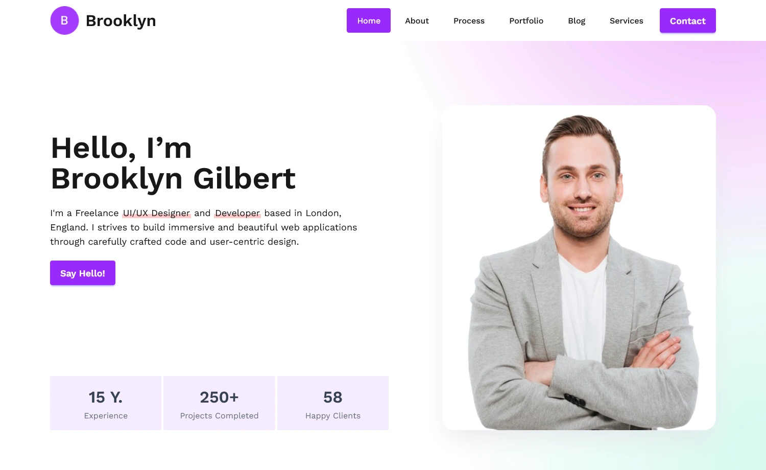 Picto - Free Tailwind CSS Portfolio Website Template
