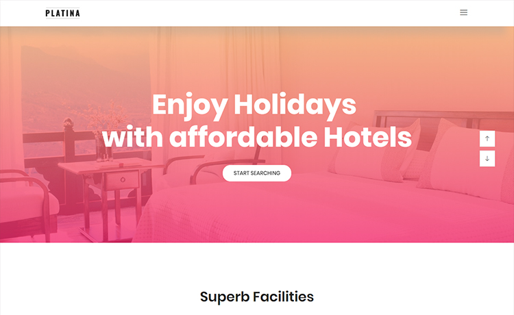 Platina - Free Responsive Travel Agency Website Template