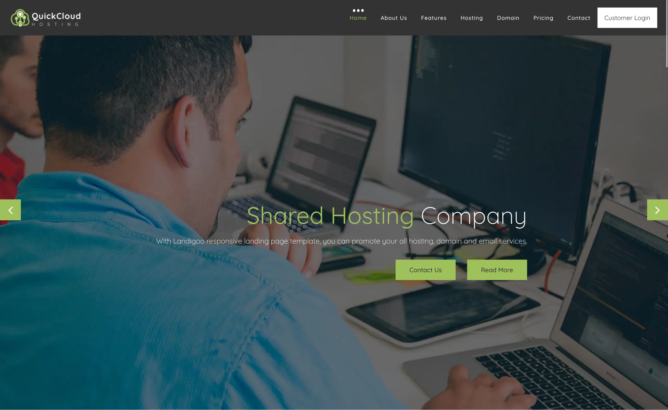 QuickLoud - Free Bootstrap 4 HTML5 Agency Website Template