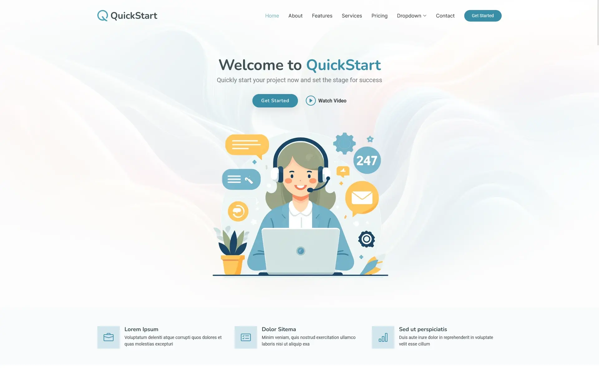QuickStart - Free Bootstrap 5 Business Website Template
