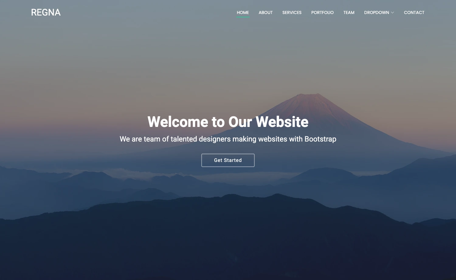 Regna - Free Bootstrap 5 Business & Corporate Template