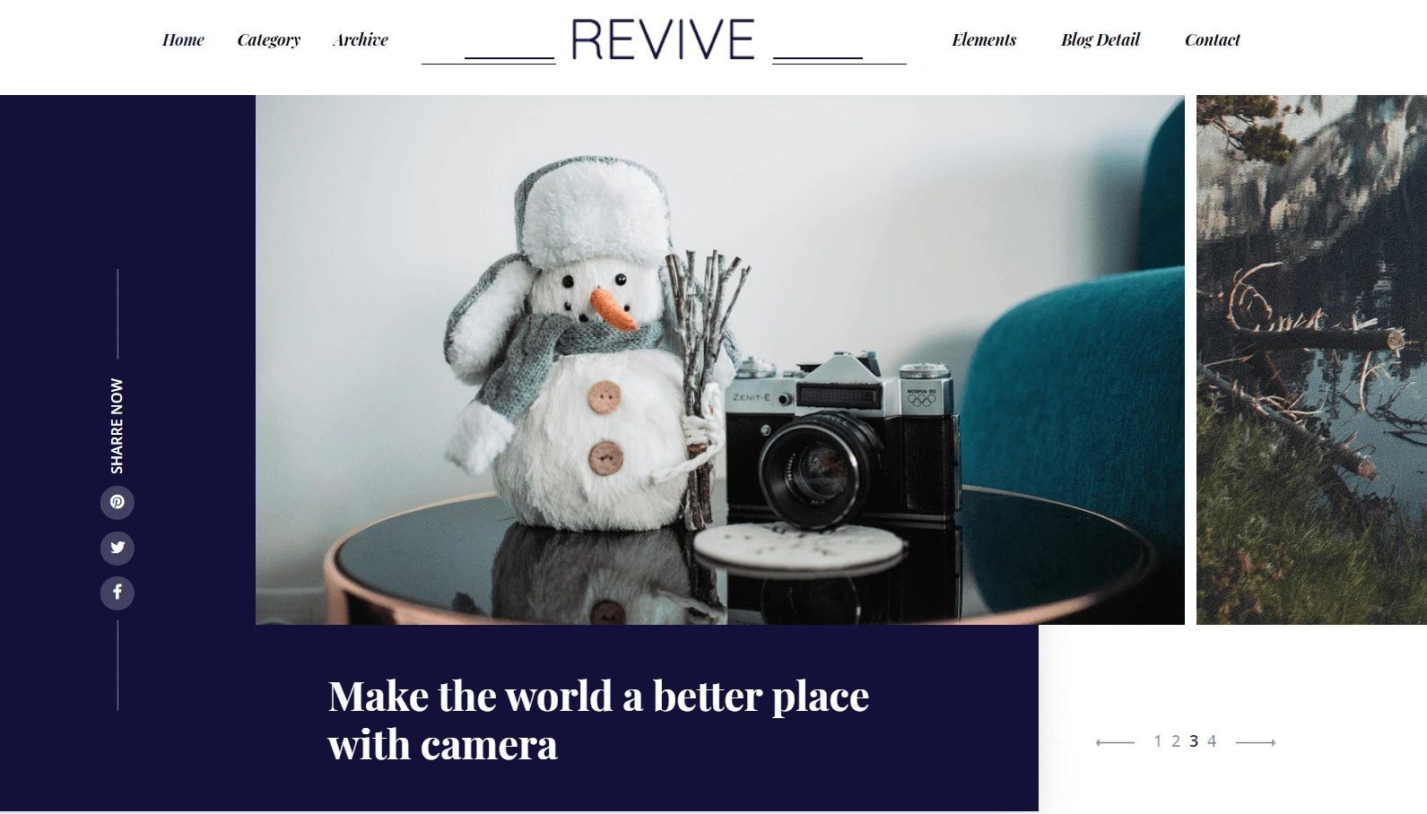 Revive - Free Responsive Bootstrap 4 HTML5 Portfolio Website Template