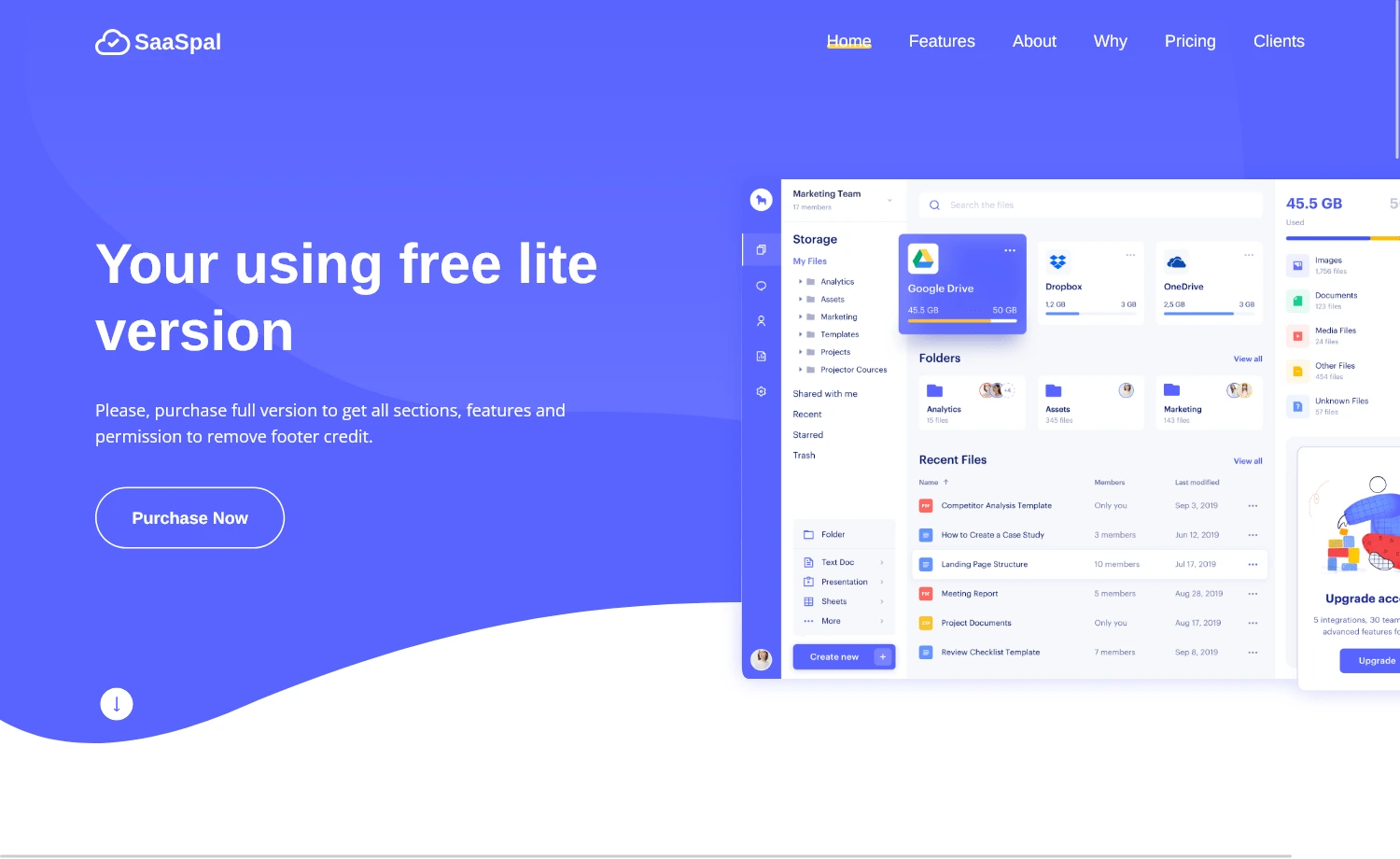 SaaSpal - Free Bootstrap 5 Landing Page Website Template