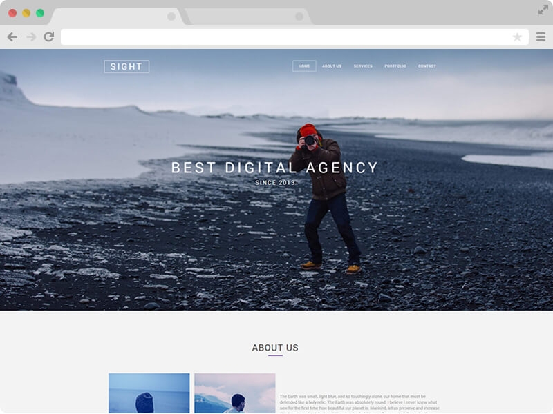 Sight Lite - Free HTML5 One Page Multi Page Website Template with Bootstrap