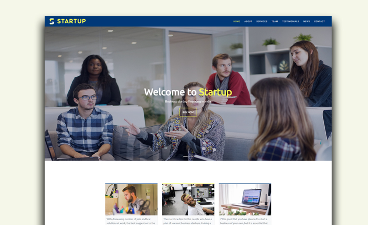 Startup - High-quality Free Bootstrap HTML5 Multipurpose Business Template for Massive Creation