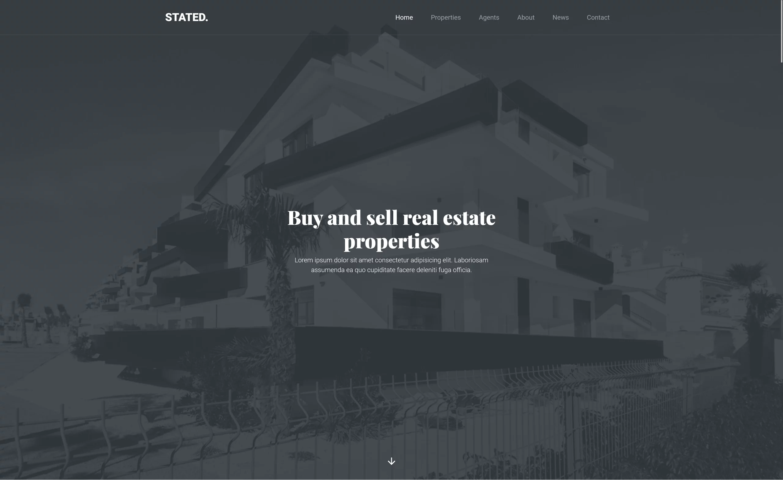 Stated - Free Bootstrap 4 HTML5 Real Estate Website Template