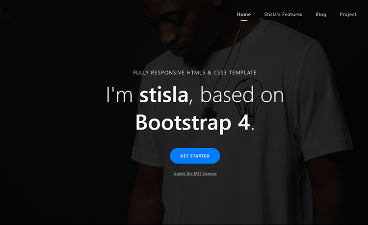 Stisla - Simple, Flat, Free HTML5 Onepage Bootstrap 4 Personal Website Template