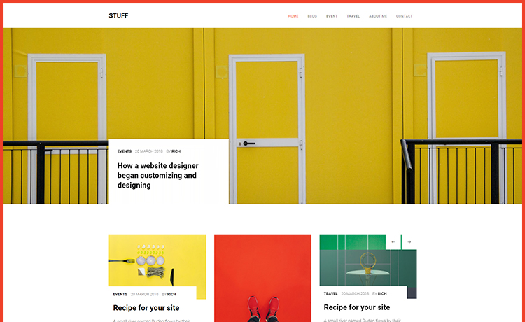 Me - Free Bootstrap 4 HTML5 Personal Portfolio Website Template