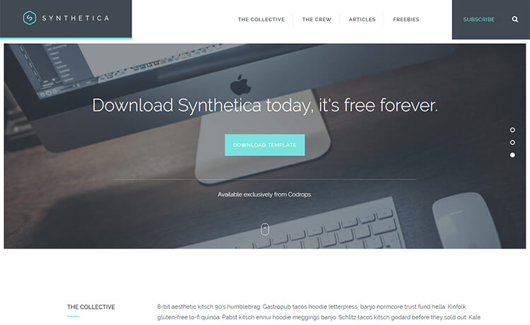 CA - Free Bootstrap 4 HTML5 app landing page template