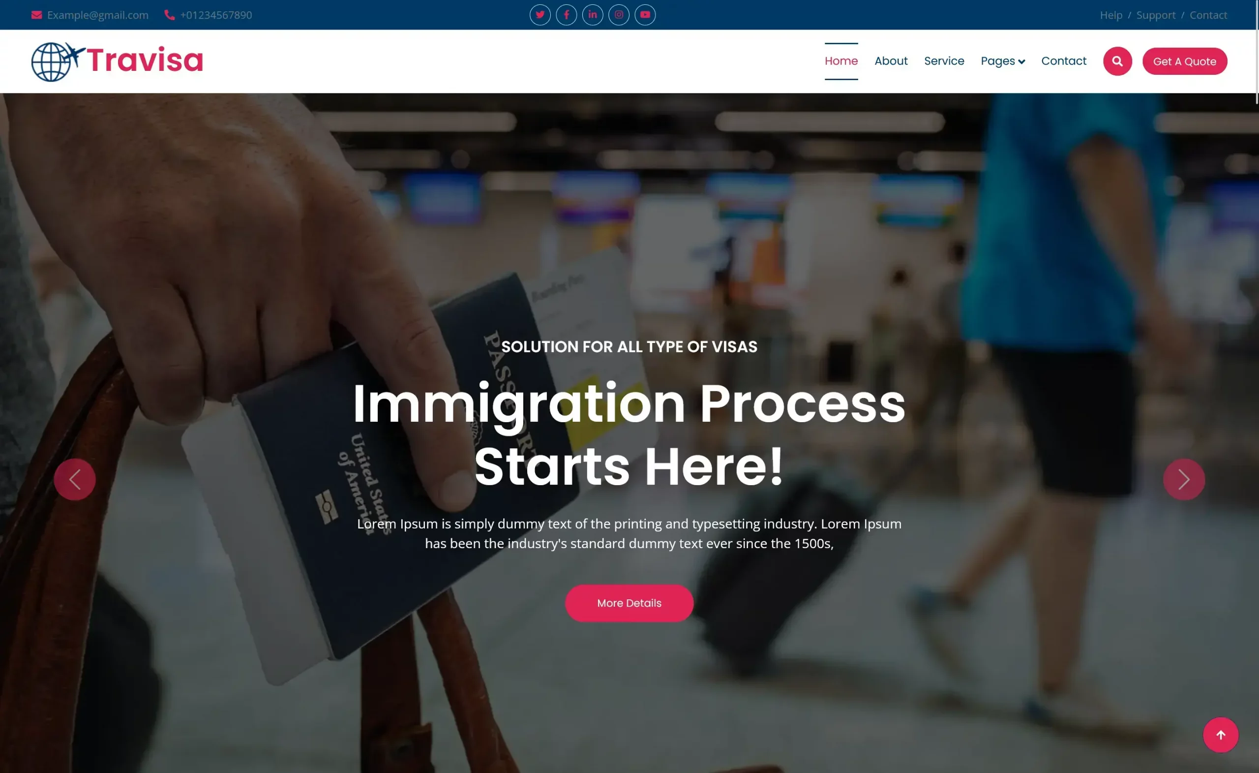 Travisa - Free Bootstrap 5 Business & Corporate Website Template