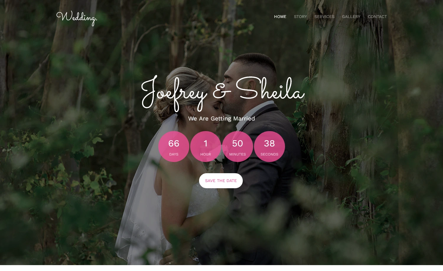 Wed - Free Bootstrap 4 HTML5 Wedding Website Template