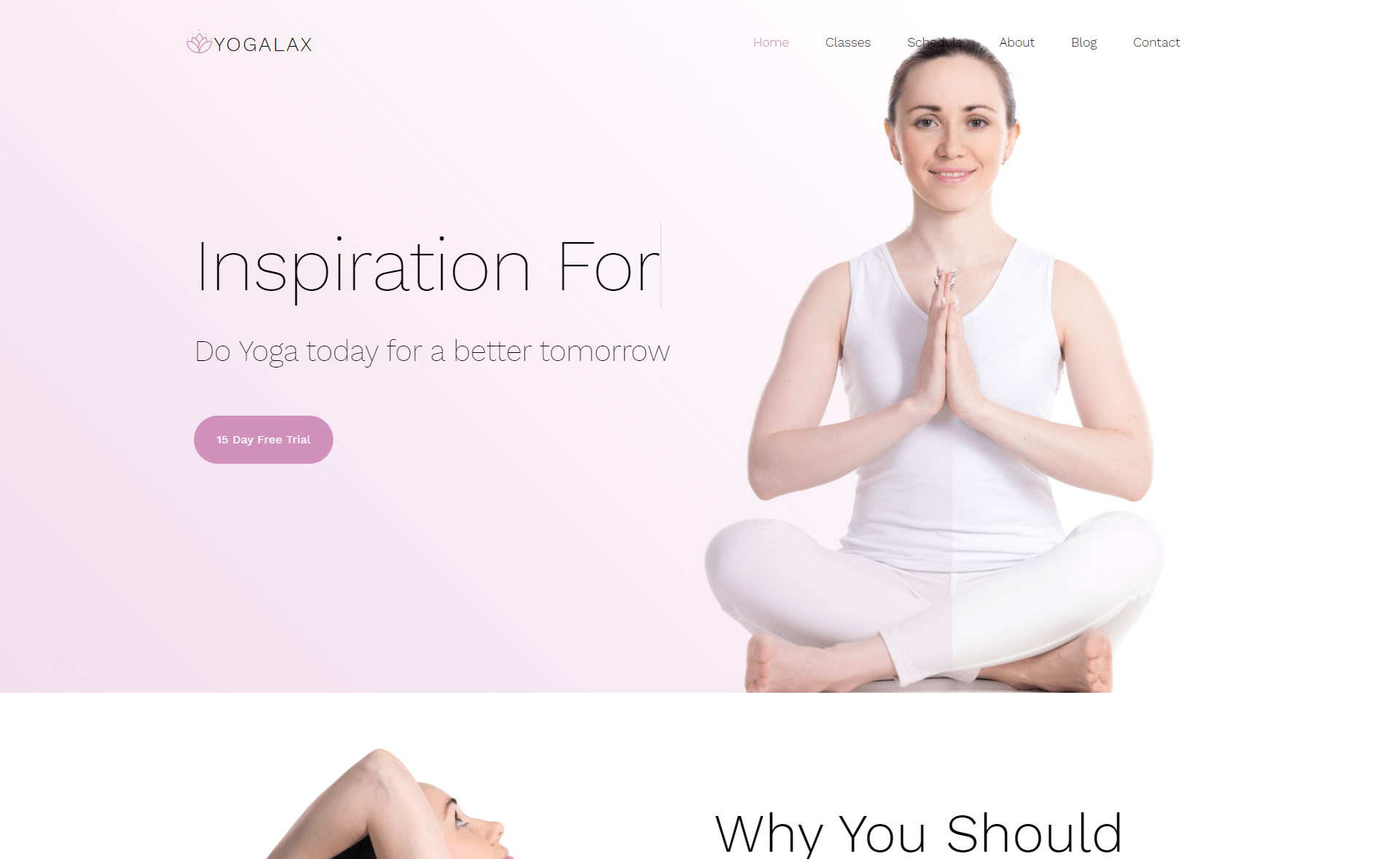 Yoga - Free Bootstrap 4 HTML5 Landing page Template for Yoga Centers