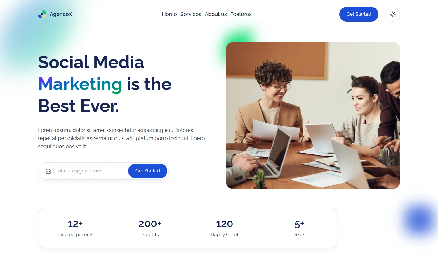 AgenceX - Free Tailwind CSS & Astro Agency Website Template