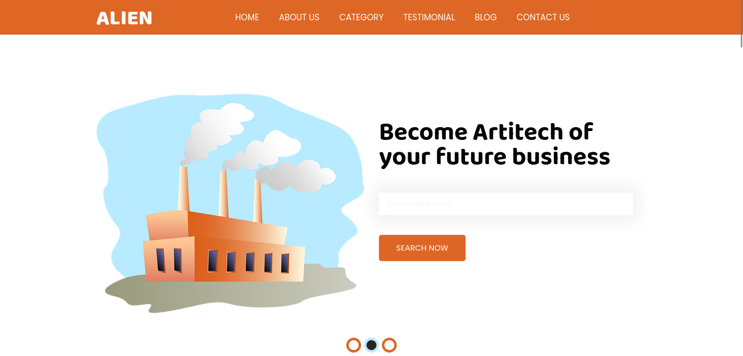 Alien - Free Bootstrap 4 HTML5 Business Website Template