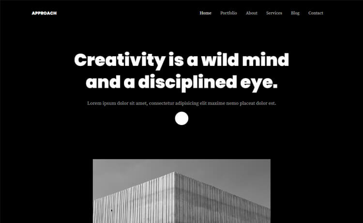 Approach - Free Bootstrap 4 HTML5 Portfolio Website Template