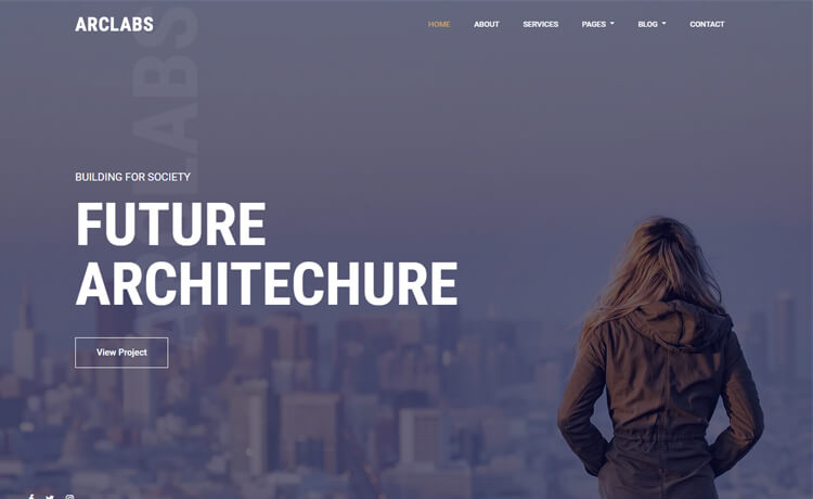 Arclabs - Free Bootstrap 4 HTML5 Architecture Website Template
