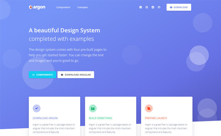 Argon - Free Material UI Admin Dashboard Template React