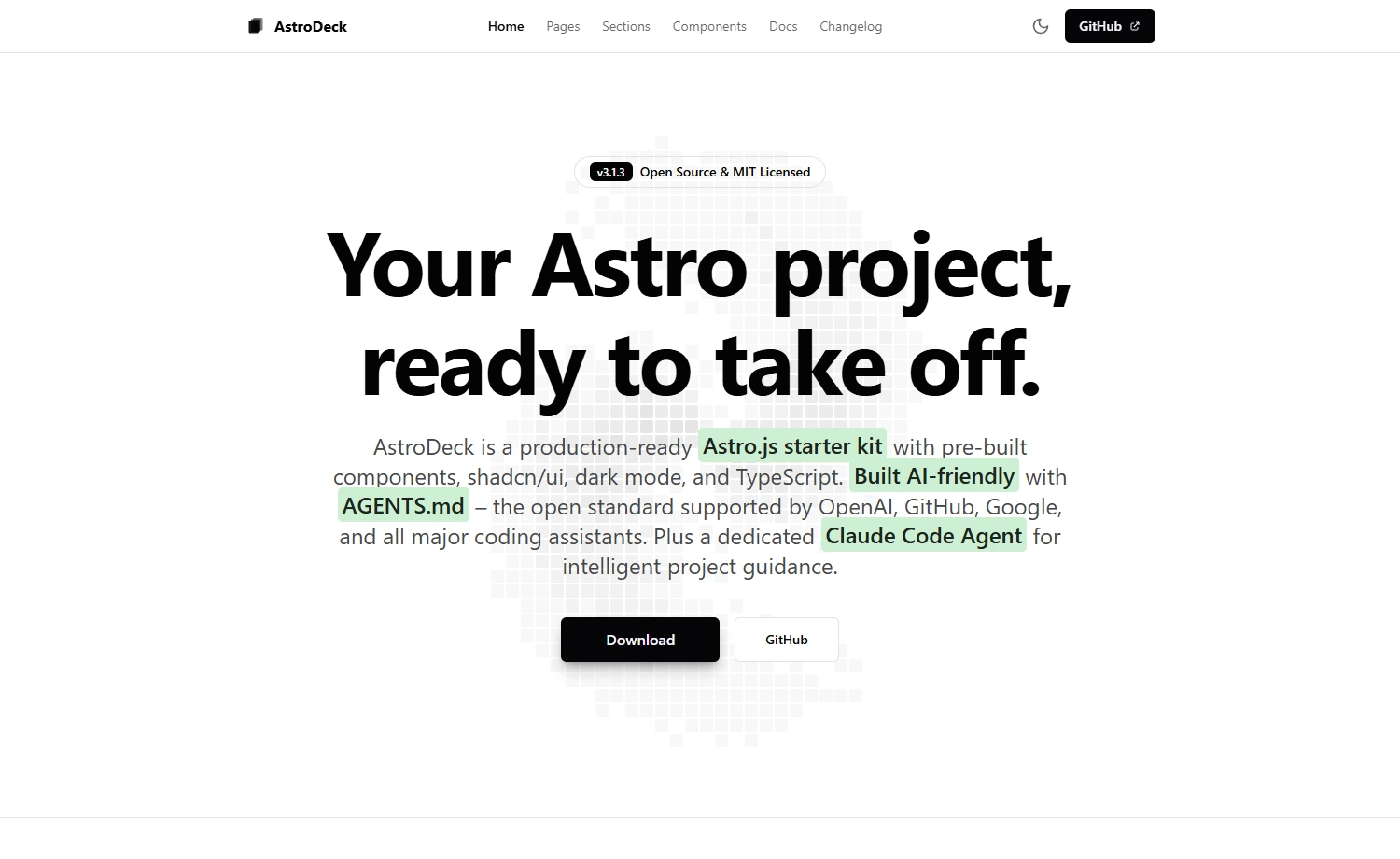 AstroDeck - Free Tailwind CSS & Astro Starter Kit Template