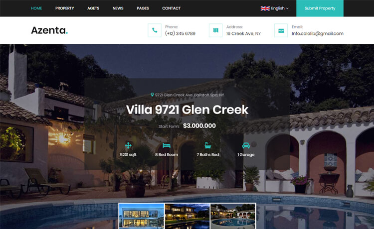 Azenta - Free Bootstrap 4 HTML5 Responsive Business Website Template