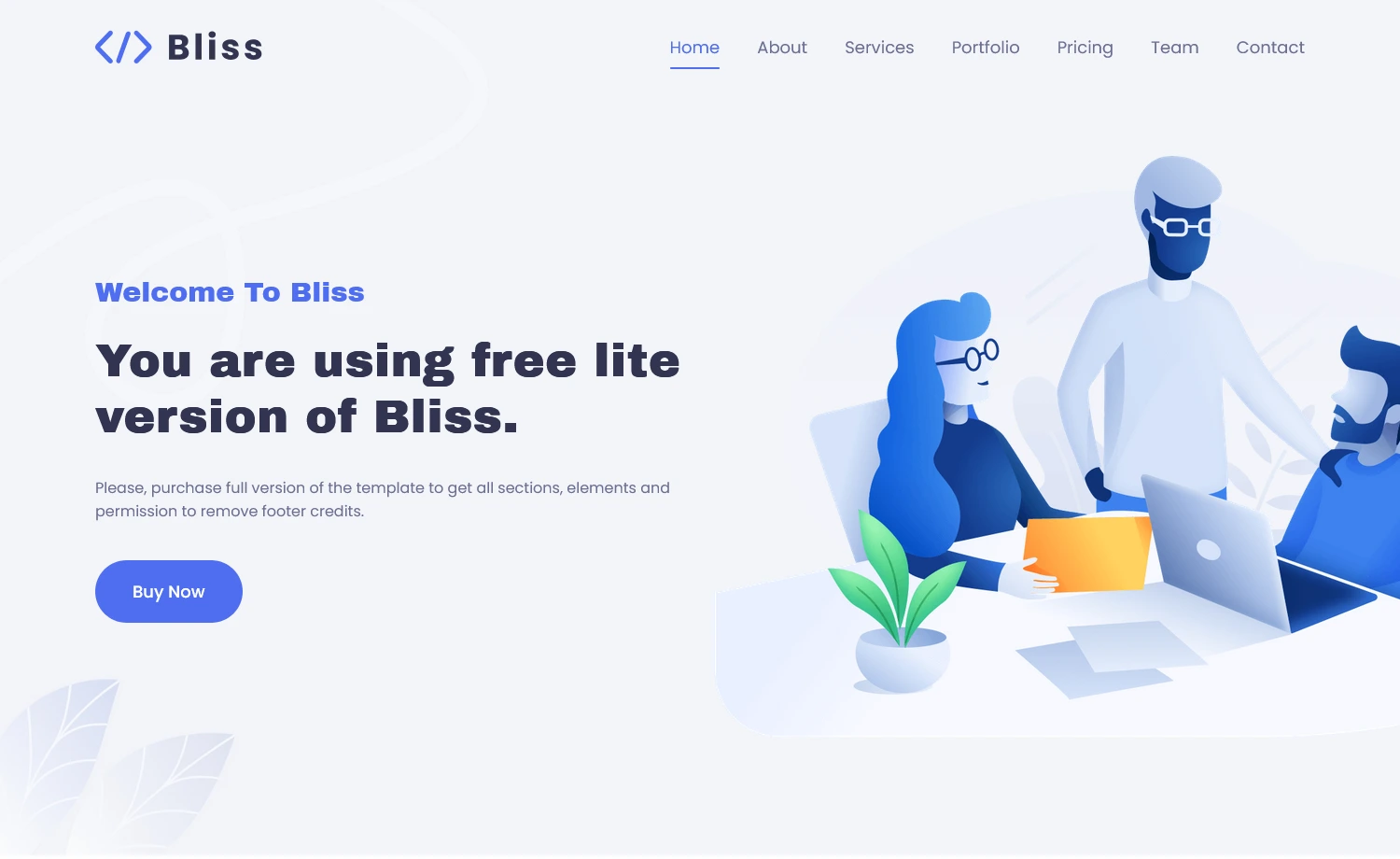 Bliss - Free Bootstrap 5 Landing Page Website Template