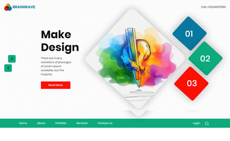 Brainwave - Free Bootstrap 4 HTML5 Agency Website Template