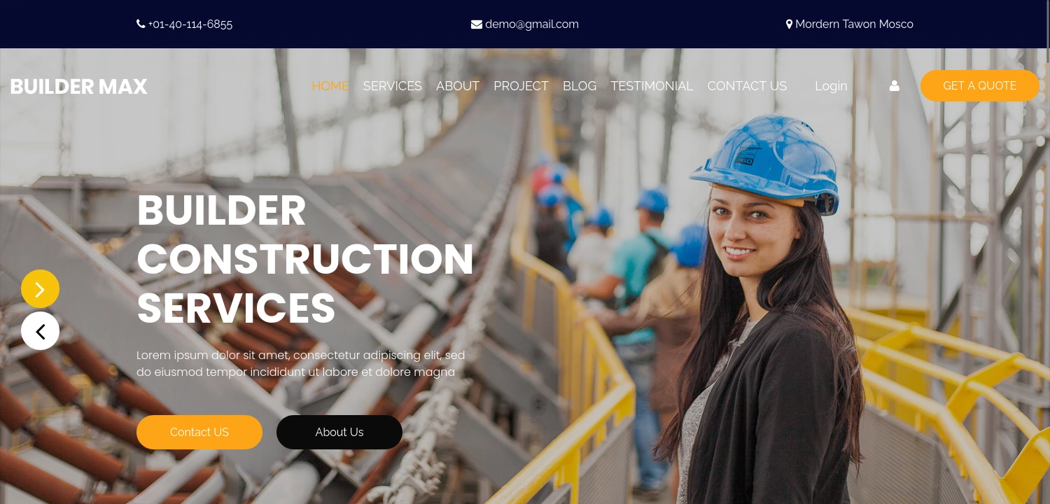 BuilderMax - Free Bootstrap 4 HTML5 Website Template